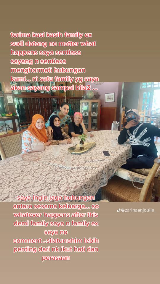 Anju @zarina anjoulie dan datuk khazrul mohon maaf