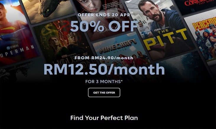 HBO Max Kini Lebih Murah — RM12.50 Sebulan Je! Tapi Jangan Lepas Tarikh Ini