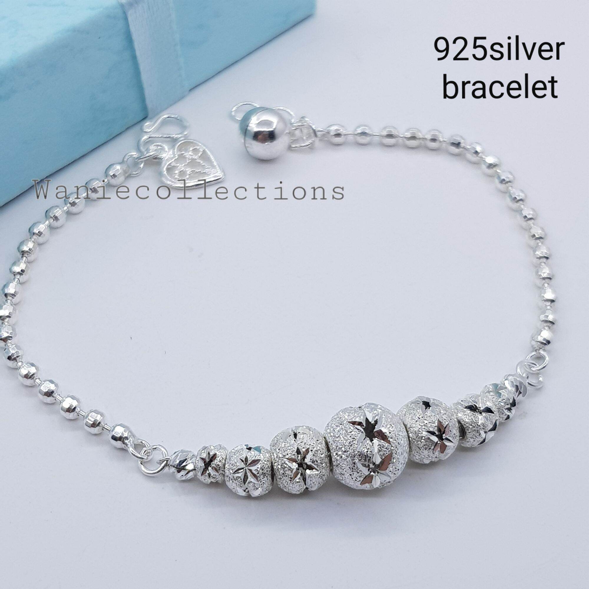 Original silver925 bracelet rantai tangan perak tulen, hadiah untuk wanita, idea hadiah untuk wanita